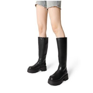 Platform High Knee Boot